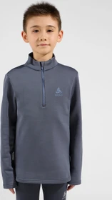 Odlo Berra Mid Layer Half Zip Laufshirt langarm india ink (Junior)
