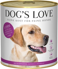 PetCo Dog's Love Classic Lamm mit Kürbis, Marille und Kartoffel, 800g