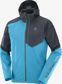 Salomon Bonatti Trail Laufjacke barrier reef (Herren)