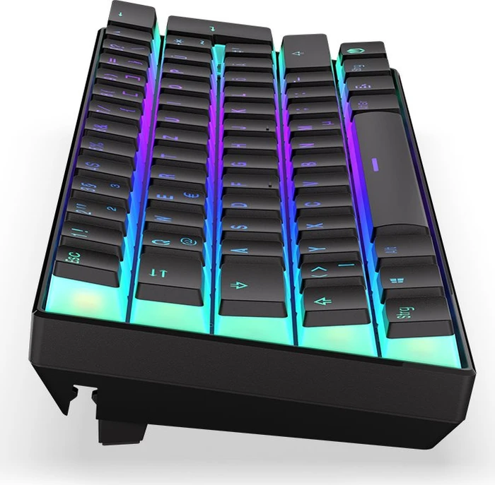 Endorfy Thock Compact Wireless Pudding, PBT, LEDs RGB, hot-swap, Kailh Box RED, USB/Bluetooth, DE