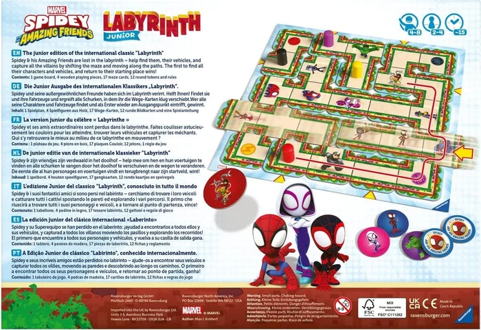 Spidey and His Amazing Friends Junior Labyrinth
