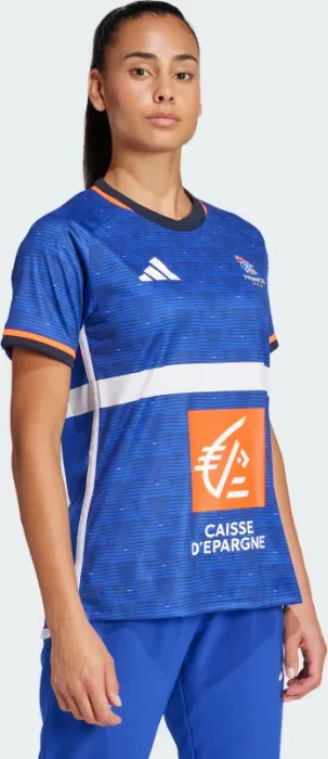 adidas Frankreich Handball Replica Trikot kurzarm semi lucid blue (Damen)