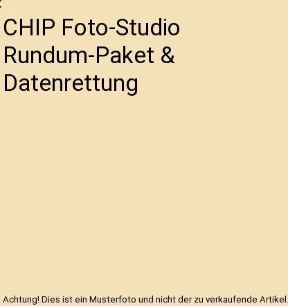 Chip Foto-Studio Rundum-Paket & Datenrettung (deutsch) (PC)