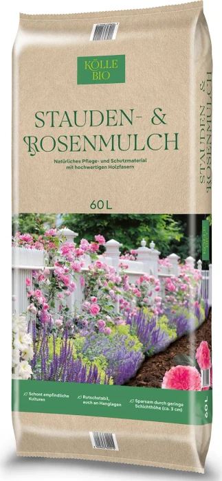 Pflanzen-Kölle Bio Stauden- und Rosenmulch, 60l