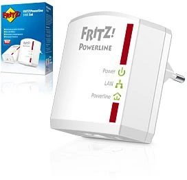 FRITZ! FRITZ!Powerline 510E Set, HomePlug AV, RJ-45, 2er-Pack