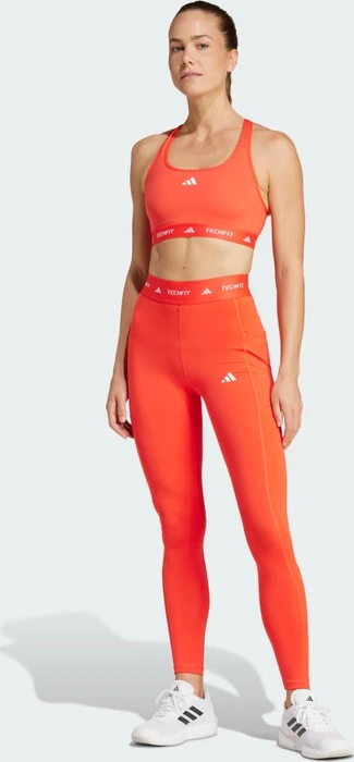 adidas TECHFIT Medium-Support Sport-BH bright red (Damen)