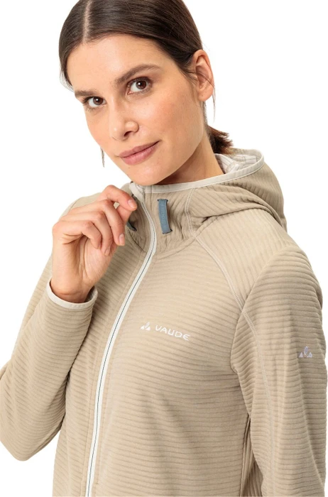 Vaude Skomer Hooded Fleece Jacke linen uni (Damen)