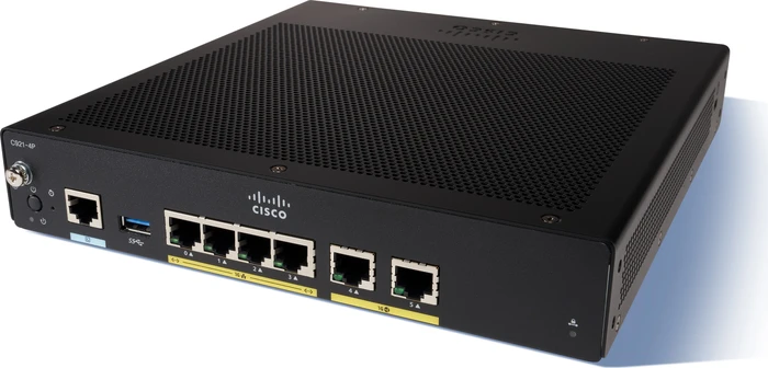 Cisco 900 Serie C921 Integrated Service Gigabit Router, 6x RJ-45