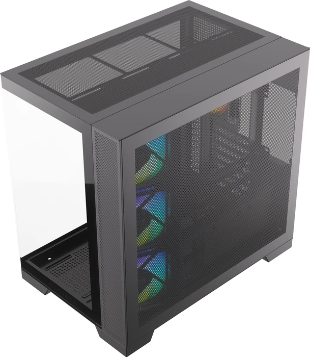 Silentware View A-RGB Black, Glasfenster