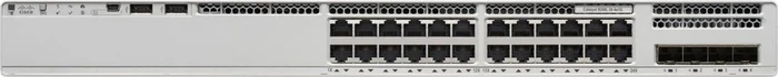 Cisco Catalyst 9200 Essential Rackmount Gigabit Managed Switch, 24x RJ-45, 1x Erweiterungsslot, 370W PoE+