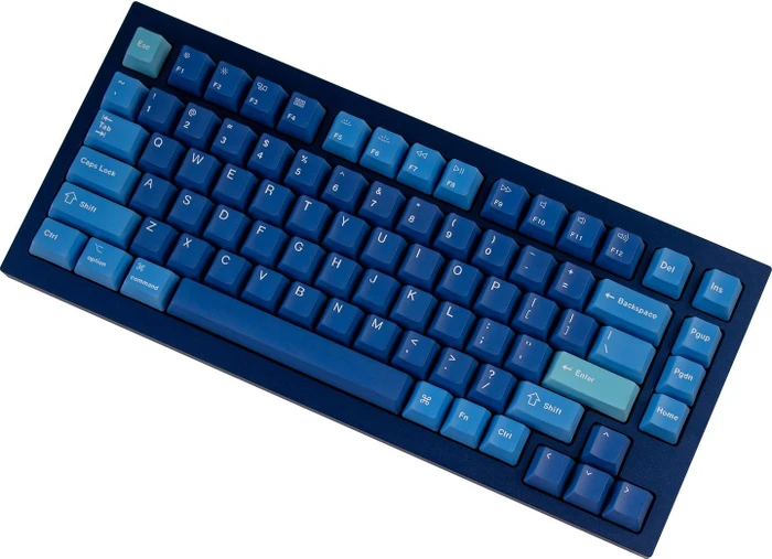 Keychron Q1/Q2/K2 OEM Dye-Sub Keycap-Set Ocean, Kunststoff (PBT), Ocean, blau, 97 Tasten (83+14), ANSI-US