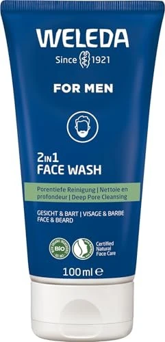 Weleda For Men 2in1 Face Wash, 100ml