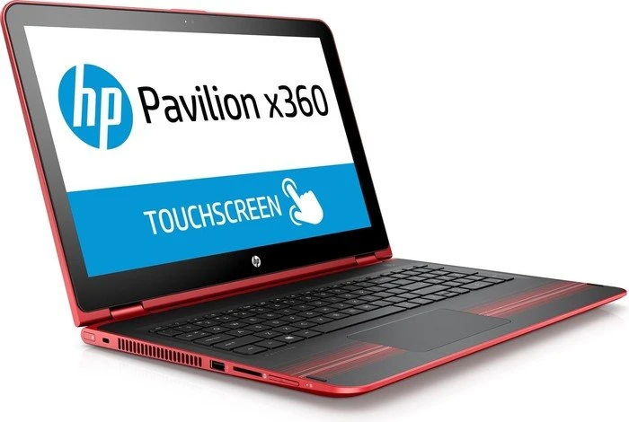 HP Pavilion x360 15-bk103ng, rot, Core i5-7200U, 8GB RAM, 1TB HDD, DE
