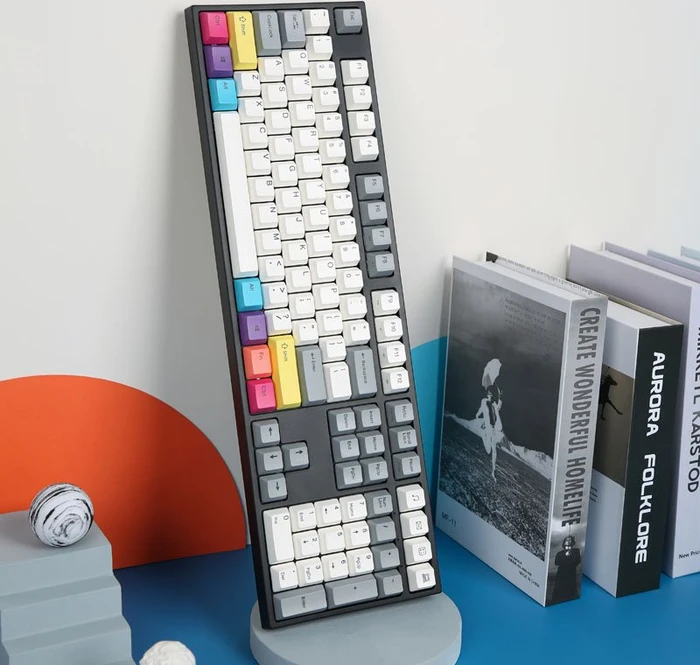 Varmilo VEA108, CMYK, LEDs weiß, MX SILENT RED, USB, US
