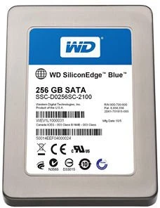 Western Digital WD SiliconEdge Blue 256GB, 2.5" / SATA 3Gb/s