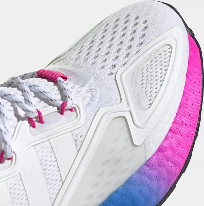 adidas ZX 2K Boost cloud white/shock pink (Damen)