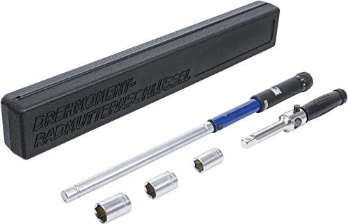 BGS technic Kreuz-/ Drehmomentschlüssel inkl. Koffer, 1/2"