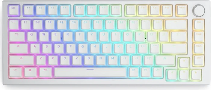 Glorious Aura V2 Keycap Set, Kunststoff (PBT) Double-Shot, weiß, 145 Tasten (104+41), ANSI-US