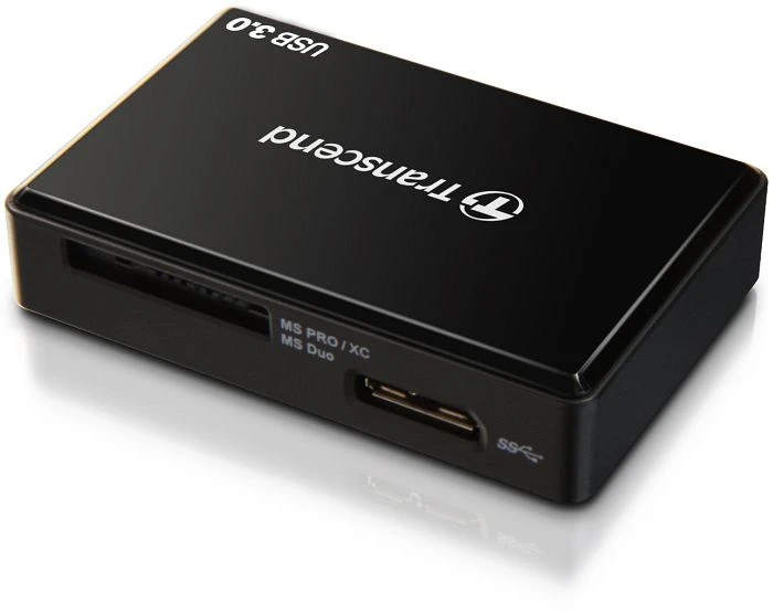 Transcend RDF8 schwarz Multi-Slot-Cardreader, USB 3.0 Micro-B [Buchse]