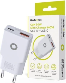 Mobile Origin GaN 30W Slim Charger MO16 weiß