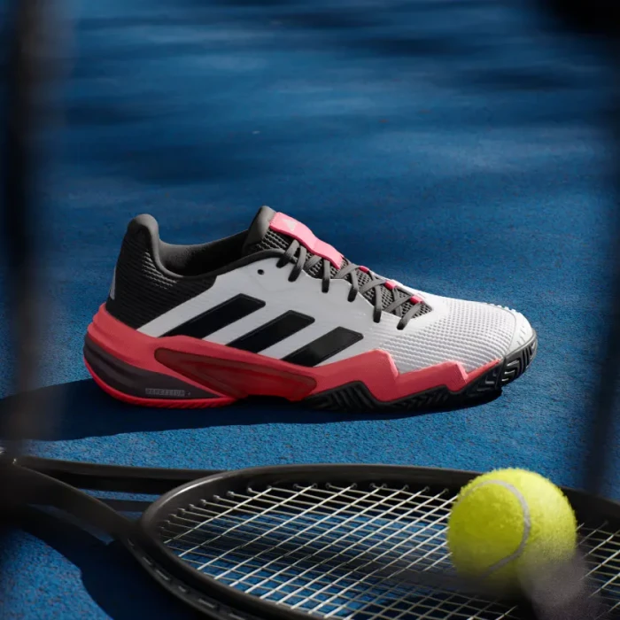 adidas Barricade 13 cloud white/core black/lucid red (Herren)
