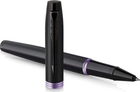 Parker IM Vibrant Rings Tintenroller (Mine) schwarz, Geschenkbox