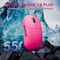 Attack Shark X8 Plus Tri-mode Wireless Gaming Mouse, Berry Red, inkl. C06 Ultra LED Kabel, USB/Bluetooth Vorschaubild
