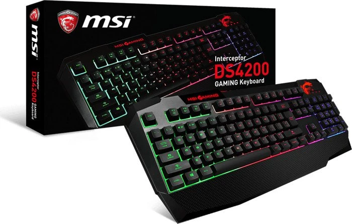 MSI Interceptor DS4200 Gaming Keyboard, USB, DE