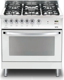 Lofra RAINBOW 90 PNMG96MFT/C Elektroherd mit Gas-Kochfeld edelstahl finish