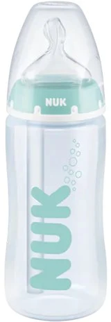 NUK Anti-Colic Professional Babyflasche mit Temperature Control Silikon Gr.M, 0+M, 300ml