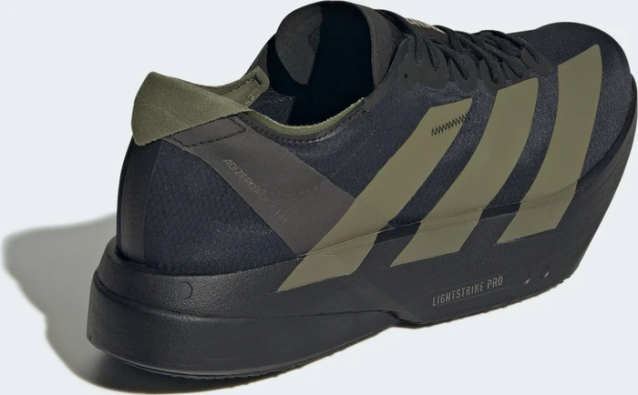 adidas Adizero Adios Pro 4 core black/focus olive/charcoal (Herren)