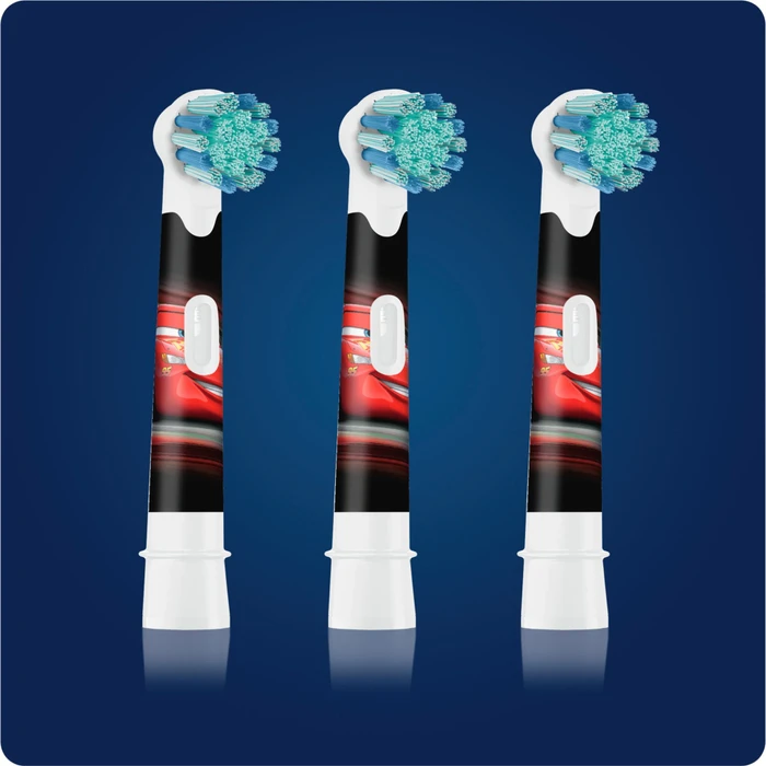 Oral-B Kids Cars Kinder-Ersatzbürste, 3 Stück