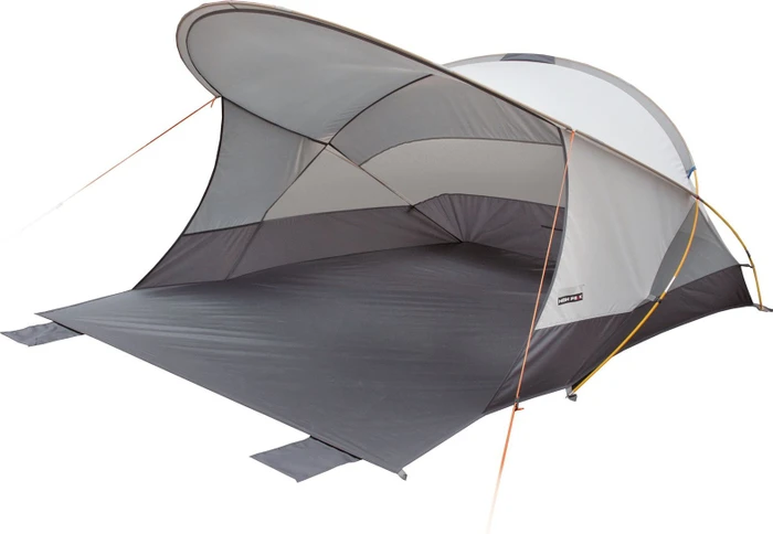 High Peak Cordoba 80 Strandmuschel aluminium/dunkelgrau