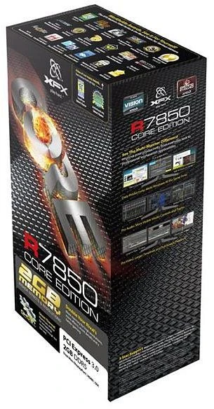 XFX Radeon HD 7850 Core Edition, 2GB GDDR5, DVI, HDMI, 2x mDP