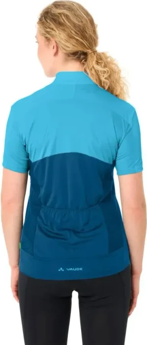 Vaude Matera FZ Trikot kurzarm shore blue (Damen)