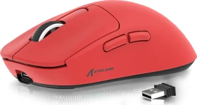 Attack Shark X3 Wireless Gaming Mouse rot, USB/Bluetooth