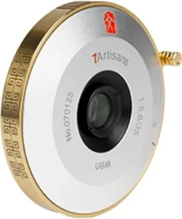 7artisans 35mm 5.6 WEN für Leica M gold/silber