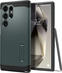 Spigen Tough Armor für Samsung Galaxy S24 Ultra Abyss Green