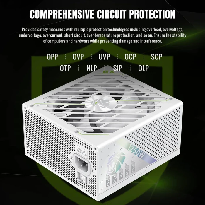 GameMax GX Pro Gold 1250G WH weiß 1250W, ATX 3.1