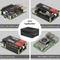 Geekworm Gehäuse für Raspberry Pi 5, kompatibel mit X1001/X1000/X1003/X1004/X1015/M300/M400/Q200, schwarz Vorschaubild