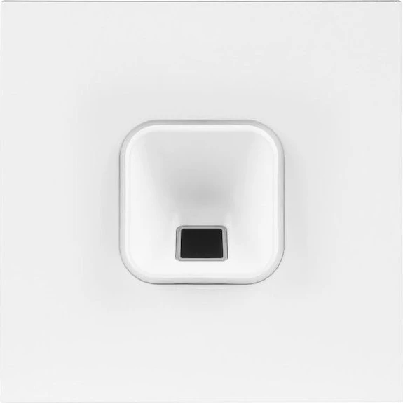 ekey sLine Fingerprintset für Gira 106, inkl. Controller REG, verkehrsweiß, Fingerprint-Reader