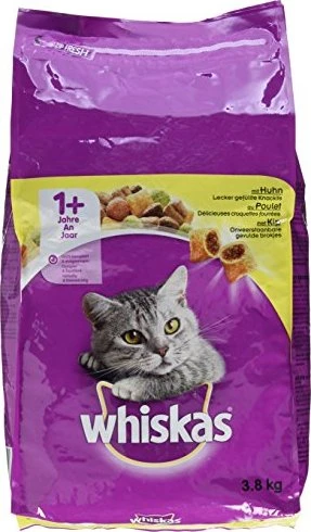 Whiskas 1+ Huhn, 3.80kg