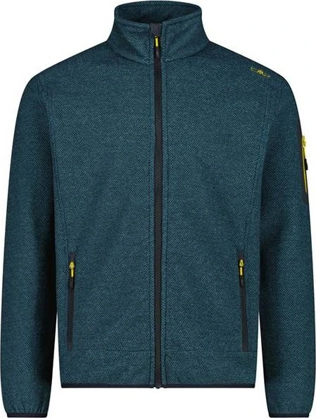 CMP Melange Knit Tech Heavy Fleece Jacke nilo/antracite (Herren)