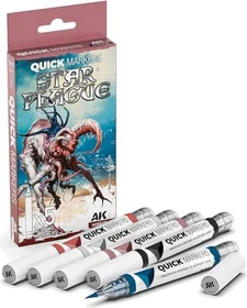 AK-Interactive Quick Markers Star Plaque Farbset, 5-tlg.