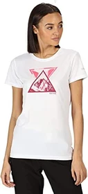 Regatta Fingal V Graphic Funktionsshirt kurzarm weiß (Damen)