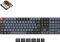 Keychron K5 Pro, PBT, schwarz/blaugrau, LEDs RGB, hot-swap, Gateron LOW PROFILE 2.0 BROWN, USB/Bluetooth, DE Vorschaubild