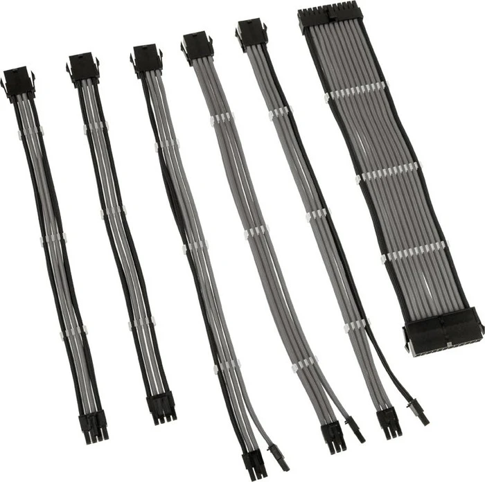 Kolink Core Adept Braided Cable Extension Kit, Grey
