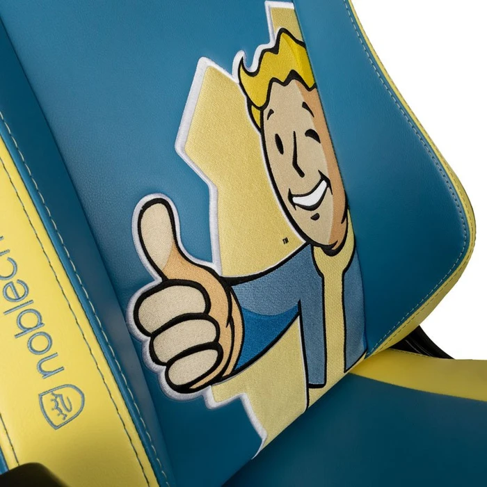 noblechairs Hero Fallout Vault Tec Edition Gamingstuhl, blau/gelb