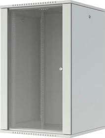 Lanview 19" Wandgehäuse 20HE, Flatpack, Glastür, IP20, RAL 7035, 450mm tief