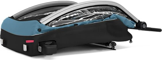 Thule Courier Fahrradanhänger aegean blue